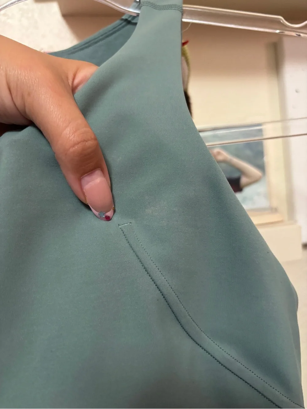 Lululemon Invigorate Training Tank Top Tidewater Teal Sz 4